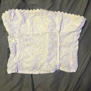 H&m sleeveless crop top with zipper in the back size s